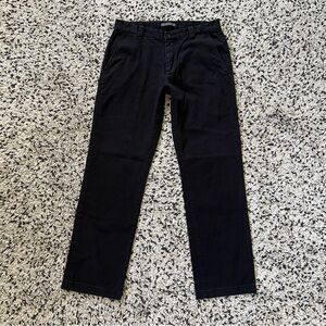 John Varvatos Pants Black Stretch Flap Pockets Men's Size 48 EU 32 US